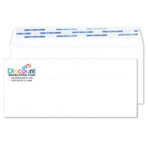 Envelope with printed address and logo.